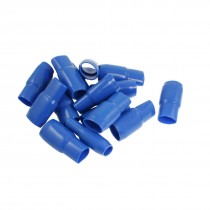 15 Pcs 18mm x 17mm Blue Soft PVC Battery Terminal Boots Insulated Covers