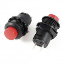 2 Pcs DS 427 2pin Momentary Red Mini Push Button Switch AC 250V 1 5A 125V 3A
