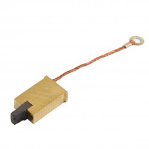 0.27" x 0.55" x 0.87" Brass Carbon Brush for Pressure Regulator