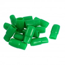 15 Pcs Green Soft PVC Insulated Battery Terminals Boots Covers 19mm x 18mm