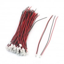 50pcs 28AWG JST 2 0 2pin Plug Wire 15cm for RC BEC LiPo Battery