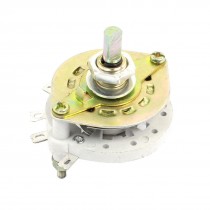 6mm D Shaft Dia 1P6T 1 Pole 6 Position Band Channel Rotary Switch Selector