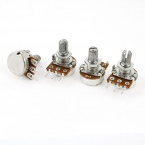 4 Pcs Single Linear Control Volume Potentiometers 1M Ohm 15mm Shaft WH148