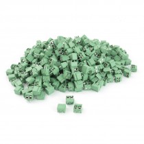 400Pcs 300V 10A 5mm 26-16AWG 2-Pin PCB Surface Mount Screw Terminal Block