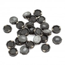 25 Pcs 8UH Inductance 8mmx2 7mm Round Shaped Surface Mounting SMD Power Inductor