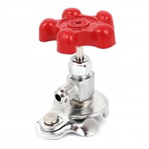 AC Dispensing Freon Refrigerant Bottle Can Tap Valve Opener Red for R12 R134a