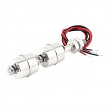 Vertical Stainless Steel 2 Channel Water Level Sensor Float Switch 30c to 125C