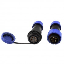 Pair Waterproof Aviation Cable Connector Plug + Socket SD20-5 5 Pin IP68