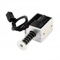 DC 24V 100g Push Pull Type Open Frame Solenoid Electromagnet Magnet Holding