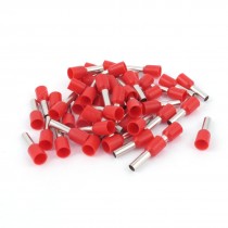 50Pcs E4009 12AWG Insulated Ferrule Wire Cord End Terminal Crimp Connector Red