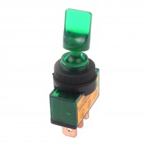 DC 12V Green LED Lamp 2 Position on Off SPST Car Boat Truck Marine Toggle Switch