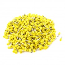 1000pcs E2508 Wire Crimp Connector Insulated Ferrule Pin Cord Terminal AWG14