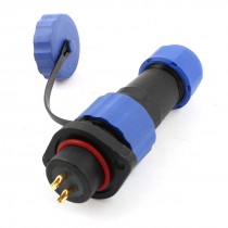 SD16 16mm 2 Pin Flanged Waterproof Aviation Connector Plug Socket IP68