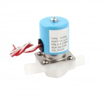 DC 24V Water Air Inlet Flow Switch Electric Solenoid Valve 1 4" Port