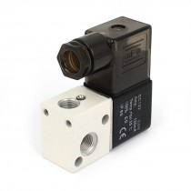 DC12V 3W 120mA Black Electrical Pneumatic Control Air Solenoid Valve Coil