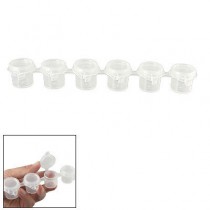 White Plastic Components Electronics Storage Box Case