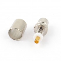 SMA Female Jack Plug Center Crimp LMR400 RF Connector Adapter