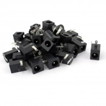 35pcs 2 1mm x 5 5mm Barrel Type PCB Mount DC Power Jacks Sockets DC 005 Oulet