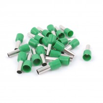 20pcs AWG18 Wire Copper Crimp Connector Insulated Ferrule Terminal Green