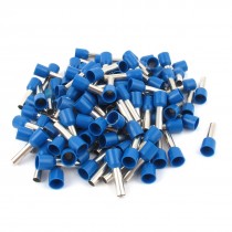 100 Pcs Wire Crimp Connector Terminal Insulated Ferrule Blue E6012 10AWG 6MM2