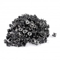 150pcs Momentary 4 Pin DIP Tact Tactile Push Button Switch 6x6x4 3mm