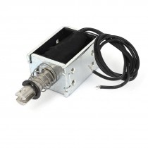 DC 24V 10mm Stroke Open Frame Push Pull Type Magnet Electromagnet Solenoid