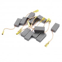 5 Pair 15mm x 8mm x 5mm Motor Carbon Brushes Replacement for Air Compressor