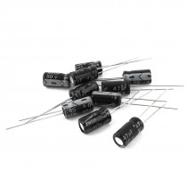 10 Pcs 50V 47uF 105C Radial Lead Electrolytic Capacitor 6mm x 12mm