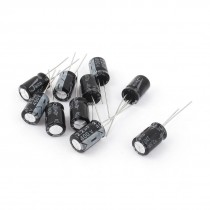 10 Pcs 400V 2 2uF 105C Radial Lead Electrolytic Capacitor 8mm x 13mm