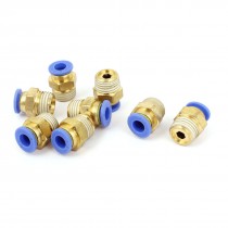 6mm Tube 1 4"BSP Male Thread Quick Connector Pneumatic Air Fittings 8 Pcs