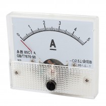 85C1 Analog Panel Ampere Current Meter Ammeter Gauge Class 2 5 DC 0 5A