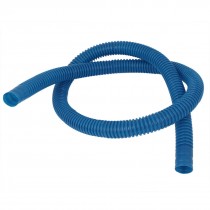 2pcs Blue Nylon Flexible Air Conditioner Drain Water Pipe Hose 33" Long