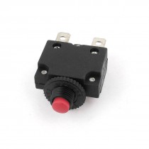 AC 125V 250V DC 32V 12A Push Reset 10mm Thread 2 Pin Overload Circuit Breaker