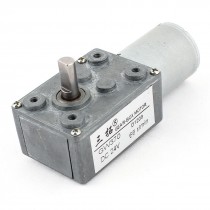 GW370 24V 66r/min High Torque Reducing Gearbox DC Worm Gear Motor for Robbot
