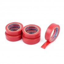 5pcs Red 15mm x 9M PVC Electrical Insulation SSLF Adhesive Tape