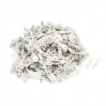 500 x Metal 6 3mm Width Male Wire Spade Terminal for Nylon Multi Pin Connector