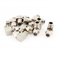 10pcs 1 8BSP Male Elbow Air Compressor Pneumatic Hose Quick Coupler Fitting