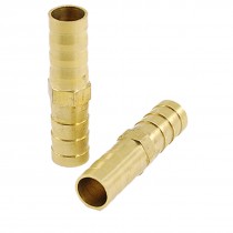 2 Pcs Full Port Straight Type Gas Hose Pipe Connector