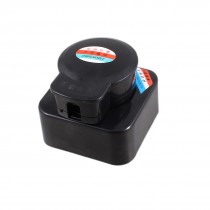 Black Plastic Housing 3 Phase 4 Round Pin Industrial Socket Plug Set 20A 380V AC