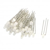 40 Pcs 2.54mm Pin Pitch 3 Terminal Red Green LED Light Lamp Emitting Diodes