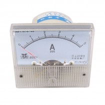 Analog DC 0-5A Current Measuring Panel Amperemeter