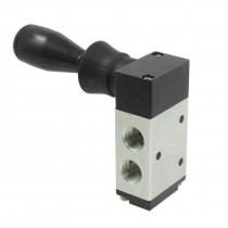 3H210 08 2 Position 3 Way PT1 4" Port Hand Pull Mechanical Valve
