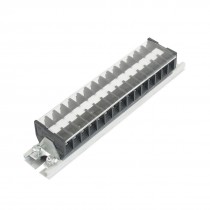 660V 2 Rows 30 Position Covered Barrier Terminal Block