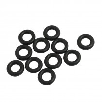 10 Pcs 10mm x 2.5mm Mechanical Rubber O Ring Oil Seal Gaskets