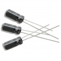 20 x 100uF 10V 105C Radial Electrolytic Capacitor 5x11mm