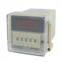 DH48J 1-999900 Digital Counter Relay LED Display AC/DC 24V 50/60Hz
