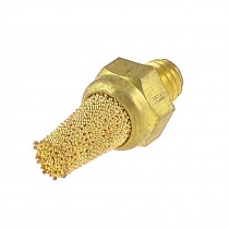 5mm Male Thread Sintered Pneumatic Air Exhaust Silencer Muffler 2 Pcs