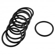 Black 42mm x 36mm x 3mm Rubber O Ring Oil Seal Sealing Gasket 10 Pcs
