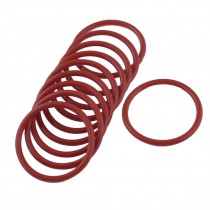 10pcs 33mm Outside Dia 2.5mm Thickness Industrial Rubber O Rings Seals