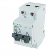 AC 230/400V 16A 2P Pole Circuit Breaker Overload Protector
